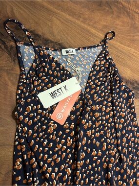 West Kei Navy Printed Knit Cami